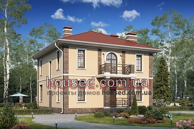 Проект дома № 15539  с удобной планировкой