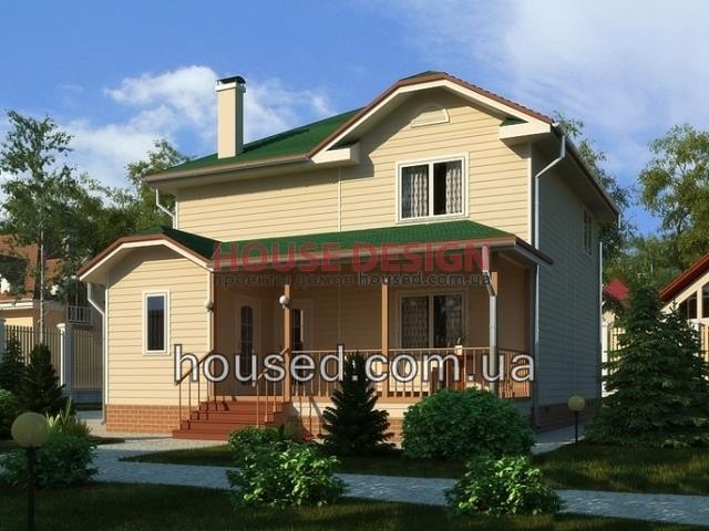 Проект дома № 14416 с габаритами 8 х 10