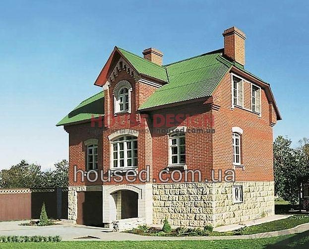 Проект дома № 16408 в английском стиле